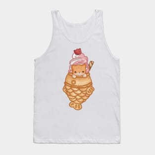 Taiyaki Ice Cream Cat Tank Top